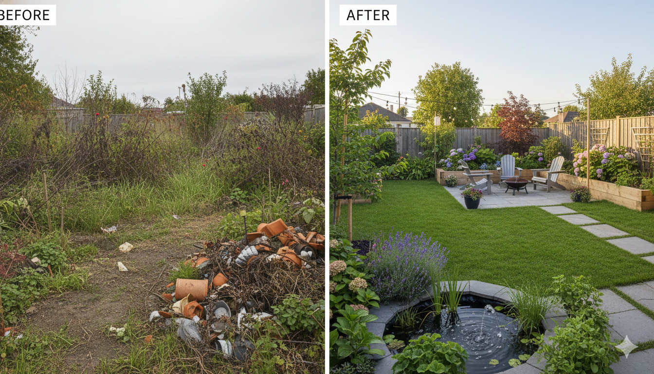 Garden transformation project